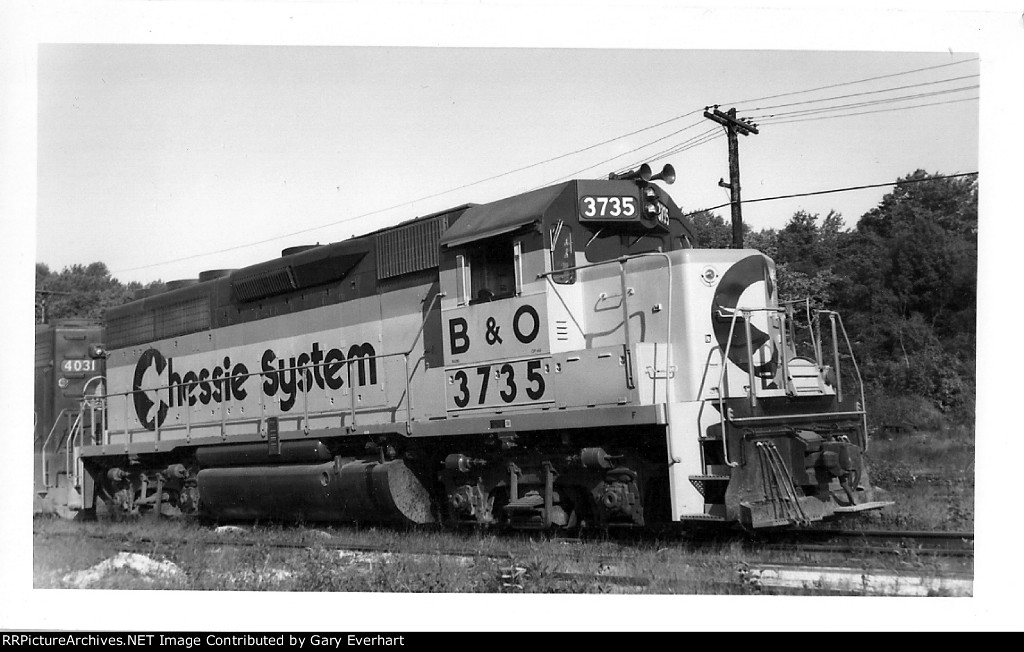 BO GP40 #3735 - Baltimroe & Ohio